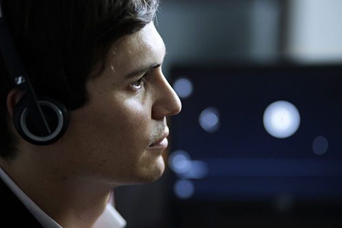 Christopher Schärf in "JANUS" - Regie: Andreas Kopriva