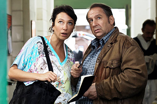 Ursula Strauss und Wolf Bachofner in "SCHNELL ERMITTELT" Staffel 2011/2 - Regie: Michi Riebl