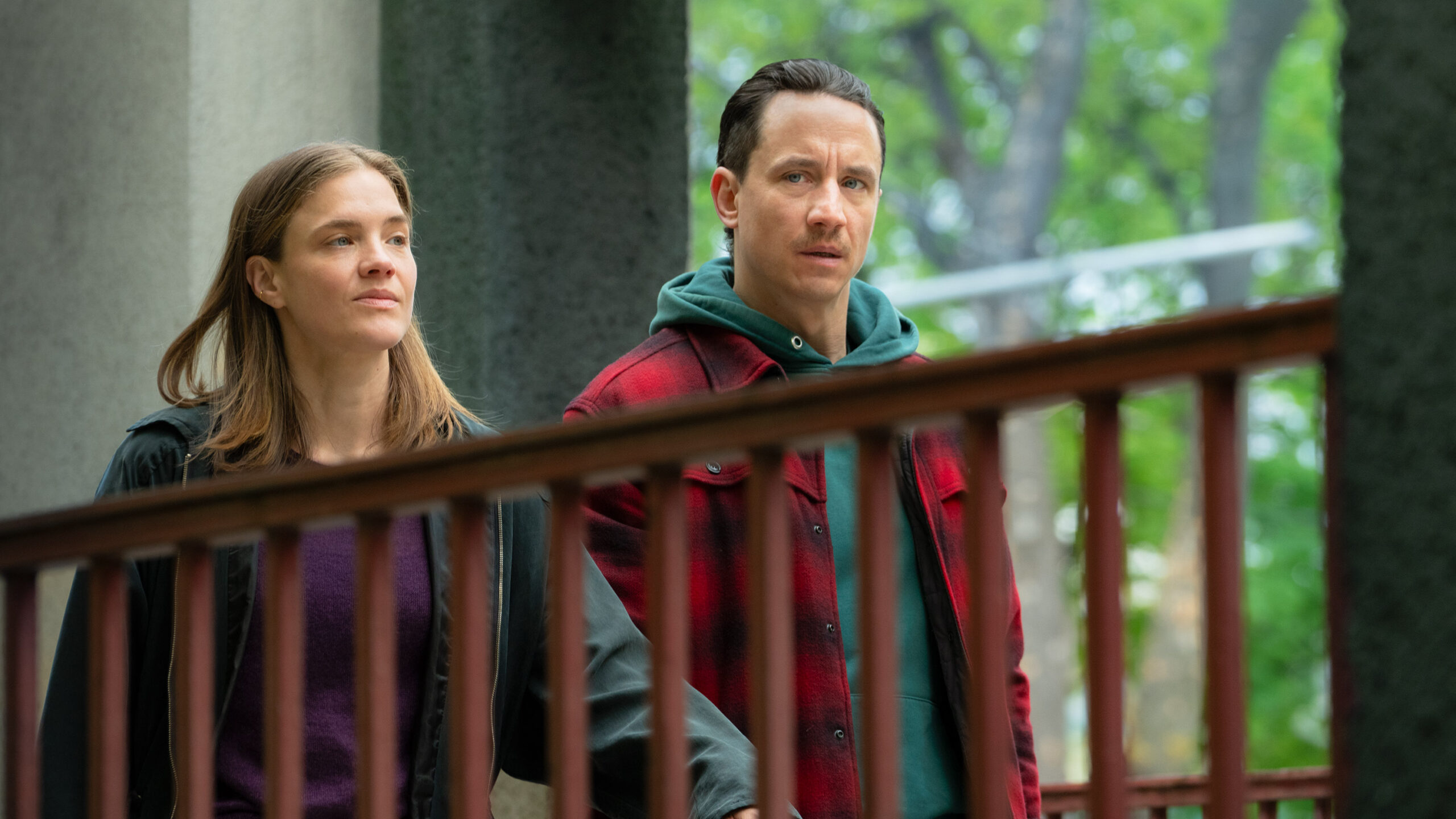 Miriam Fussenegger und Laurence Rupp in ihrem Tatort-Debut "Krähen im Hof"