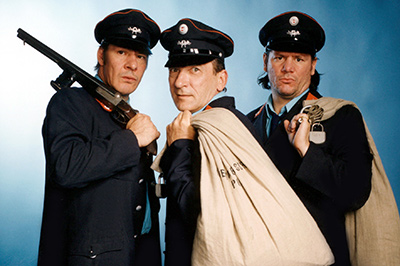 "DIE 3 POSTRÄUBER" Thierry van Werveke, Rudolf Kowalski, Claude-Oliver Rudolph