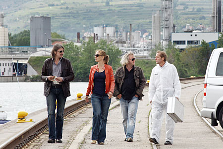 Stefan Jürgens, Lilian Klebow, Gregor Seberg und Helmut Bohatsch in "SOKO DONAU / SOKO WIEN" - Staffel 5 - 2009