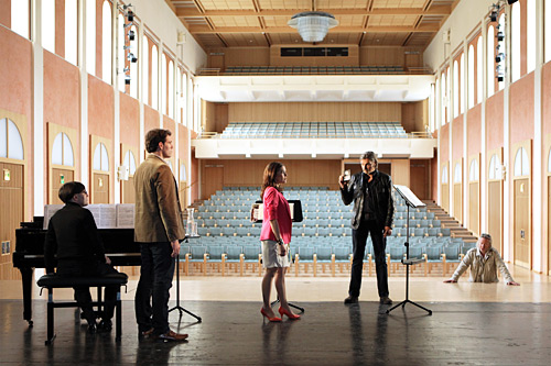 Florian Binder, Andreas Lichtenberger, Sieglinde Feldhofer, Stefan Jrgens und Gregor Seberg in "SOKO DONAU / SOKO WIEN" - Regie: Erhard Riedlsperger