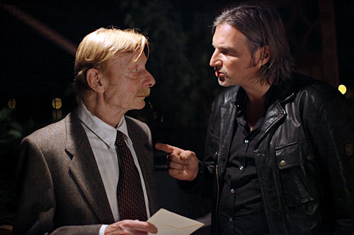 Otto Sander und Stefan Jürgens in "SOKO DONAU / SOKO WIEN" - Regie: Manuel Flurin Hendry